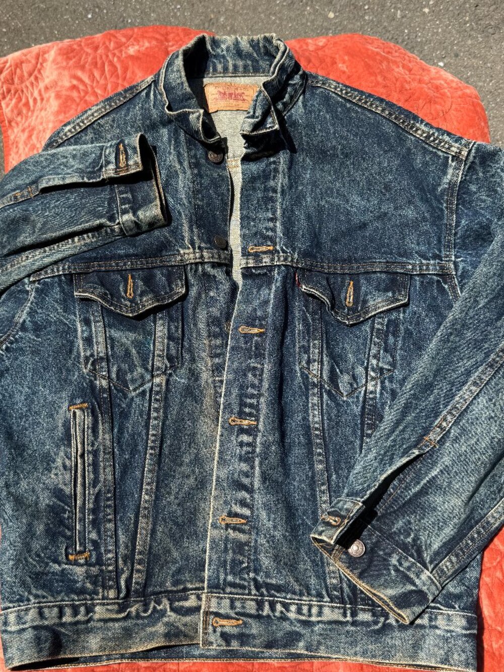 Levi's Vintage Acid Wash Jean Jacket Small